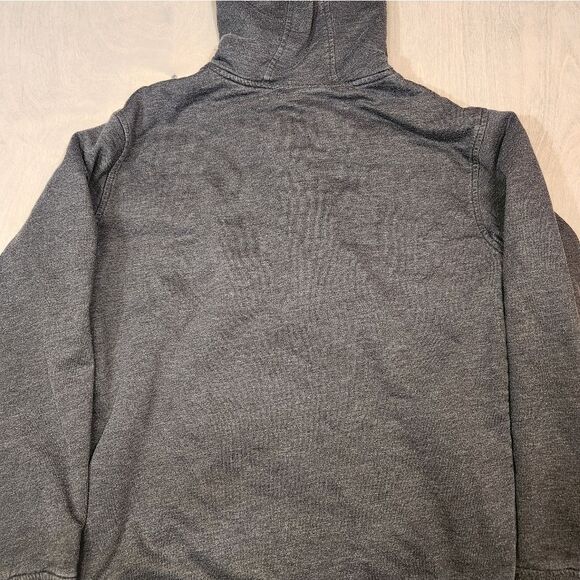 Quicksilver men's 60% cotton thick warm sherpa zippered hoodie Grey - Picture 3 of 9